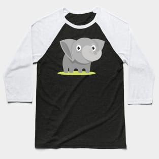 Cute Little Elephant Baseball T-Shirt